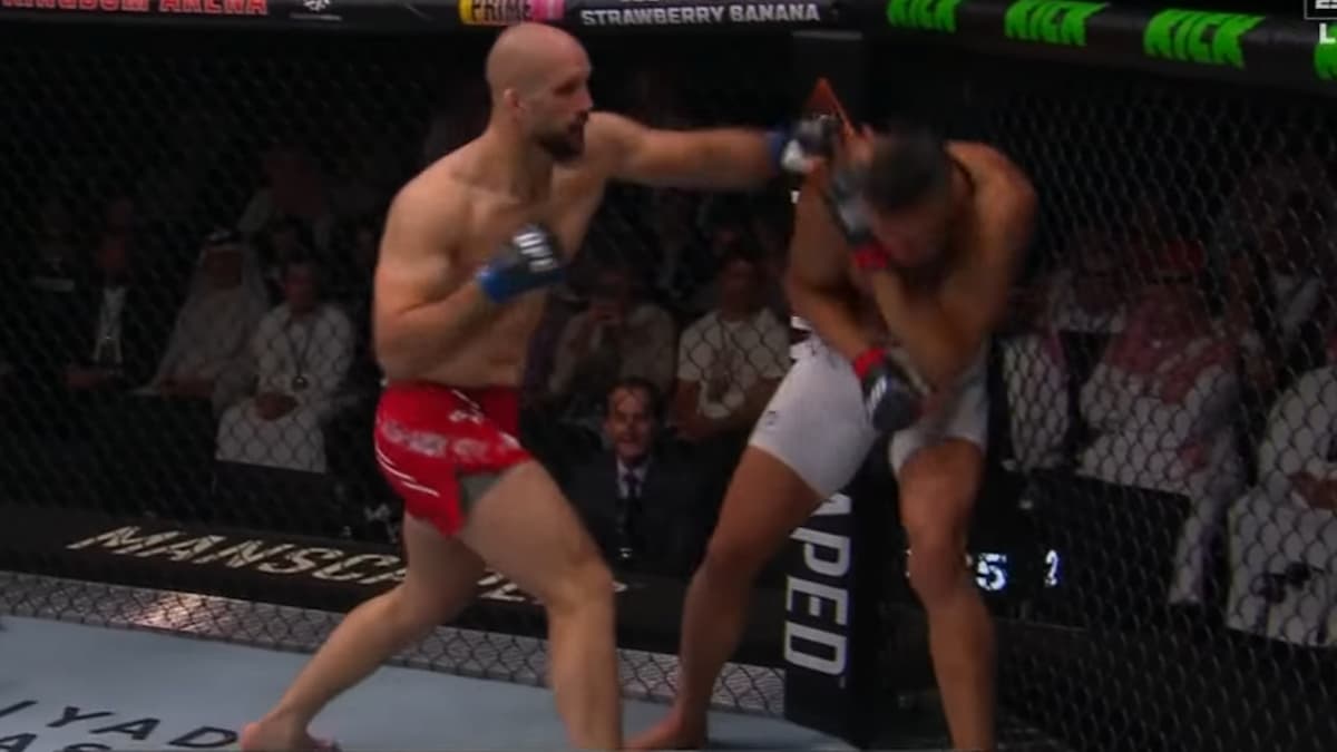 Ufc Saudi Arabia Video Volkan Oezdemir Ko S Johnny Walker In First Round