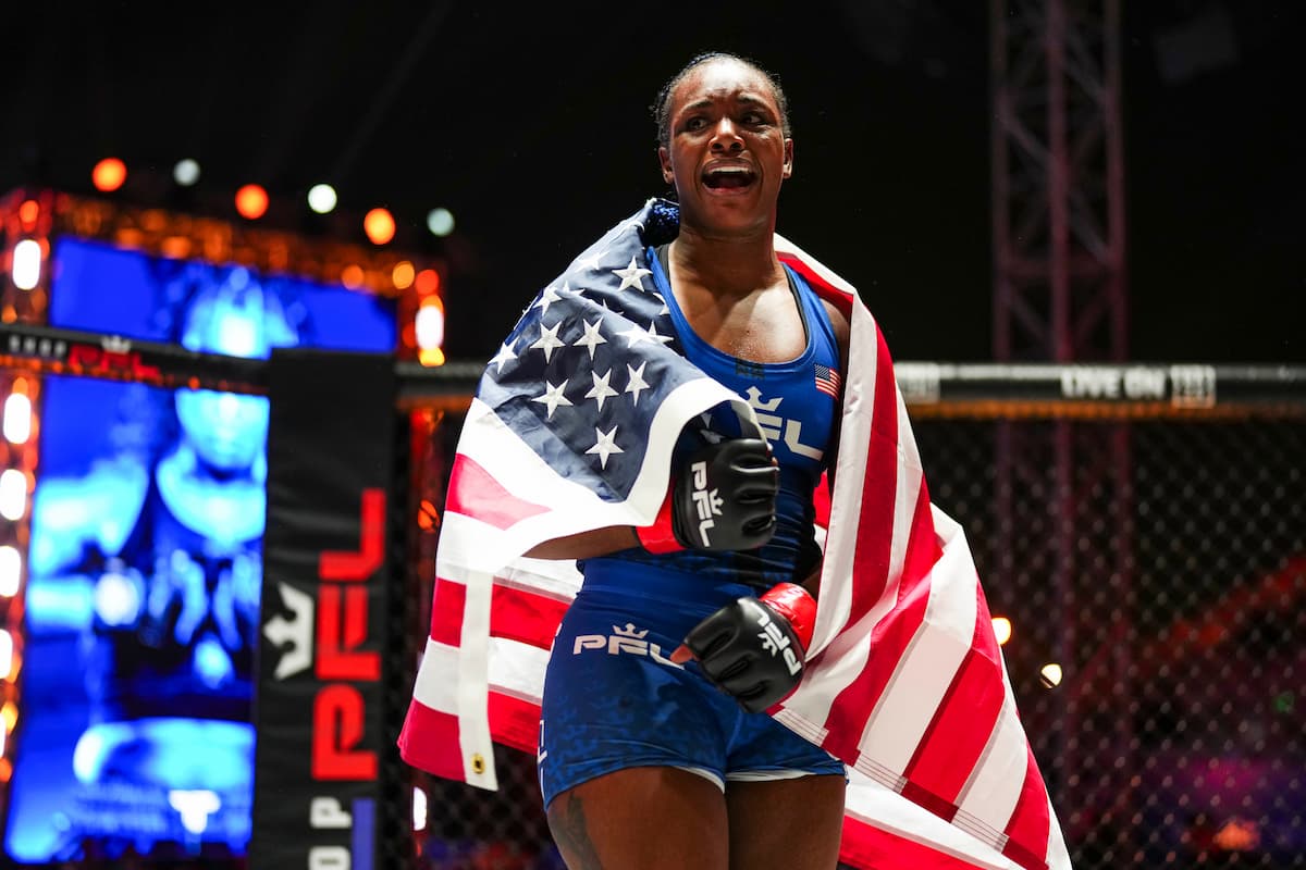 Claressa Shields Takes Win In MMA Fight Against Kelsey DeSantis At PFL ...