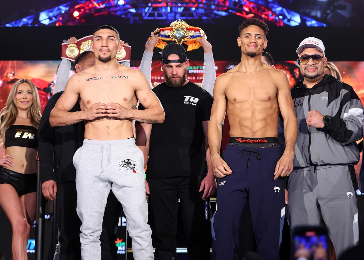 Teofimo Lopez Vs Jamaine Ortiz Weigh-in Photos