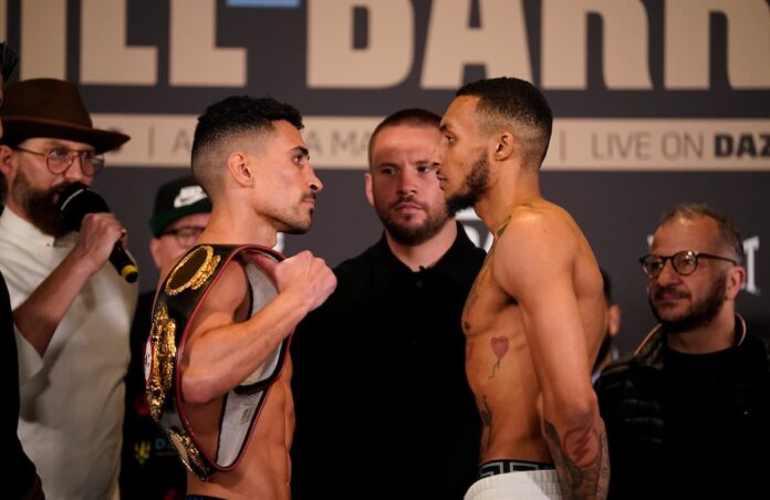 Jordan Gill faces Zelfa Barrett live from AO Arena in Manchester, England