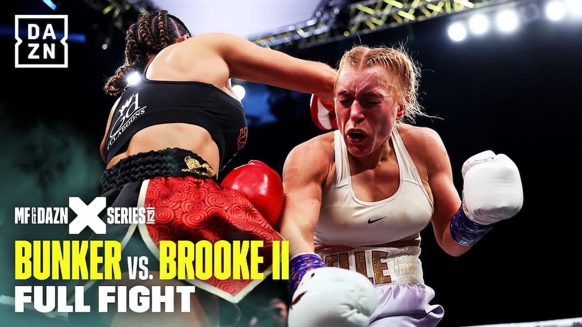 Full fight video: Elle Brooke knocks out AJ Bunker in third round to claim  title