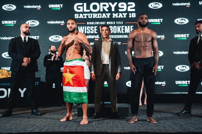 Donovan Wisse faces Ulric Bokeme at Glory 92 live from Rotterdam