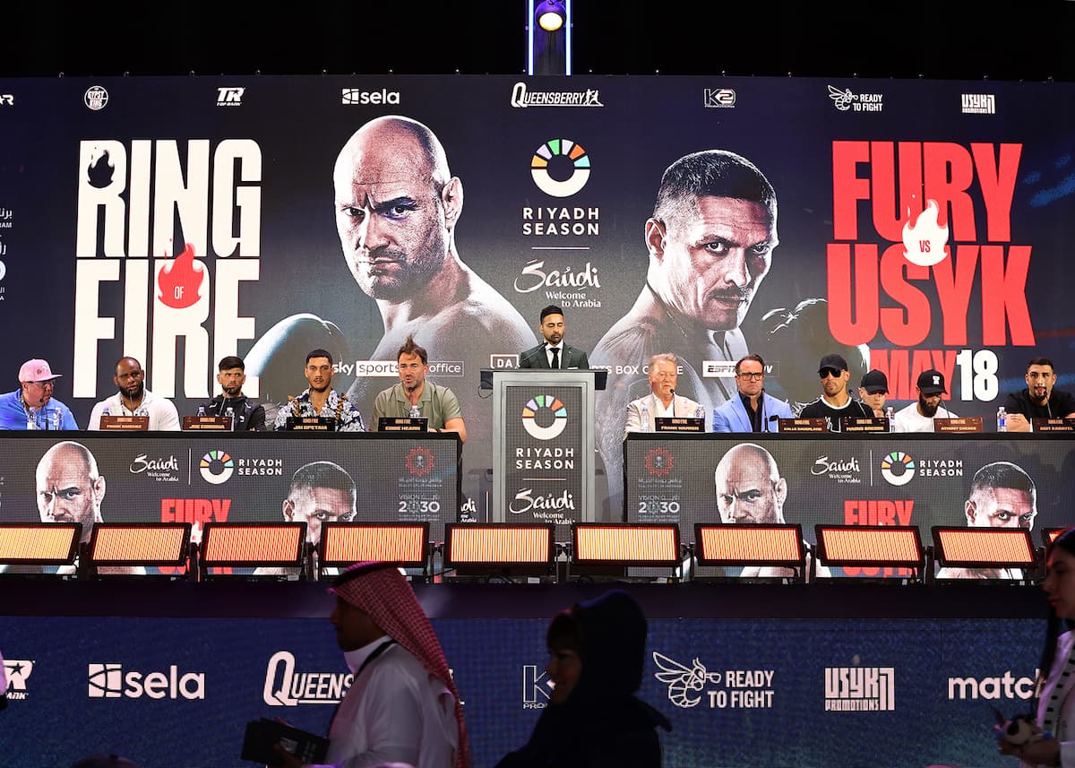 Fury vs Usyk undercard press conference