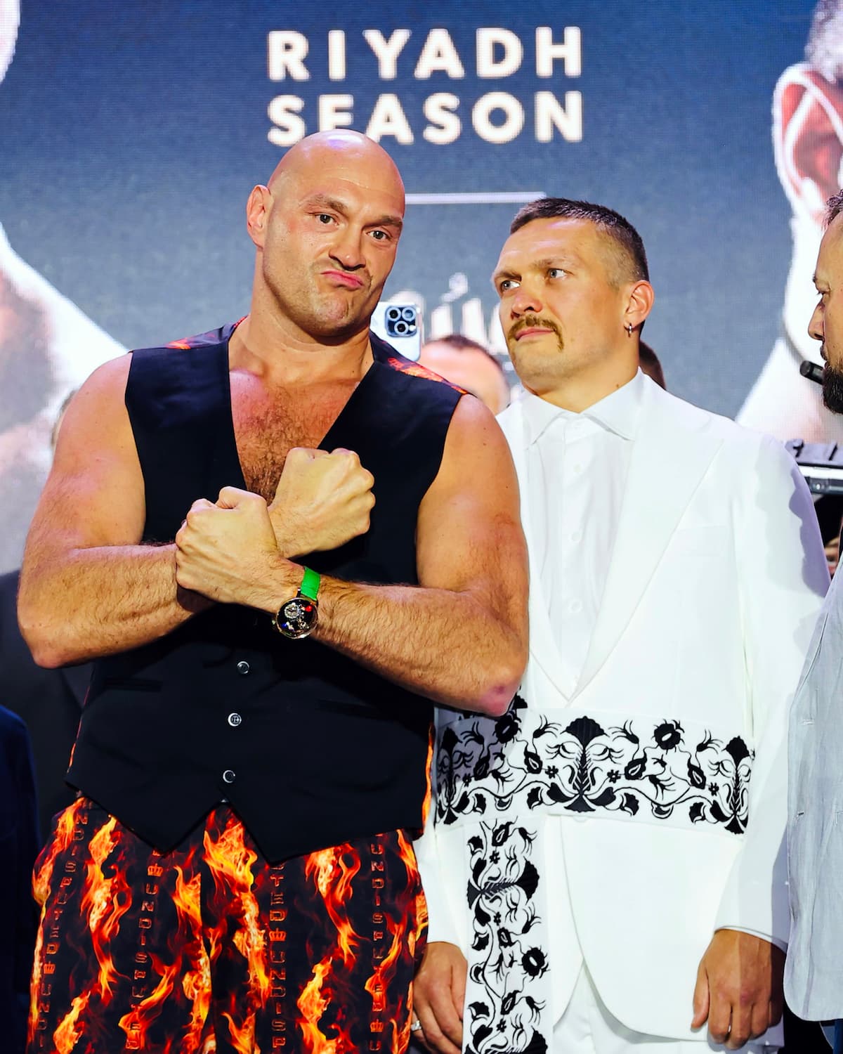 Tyson Fury and Oleksandr Usyk