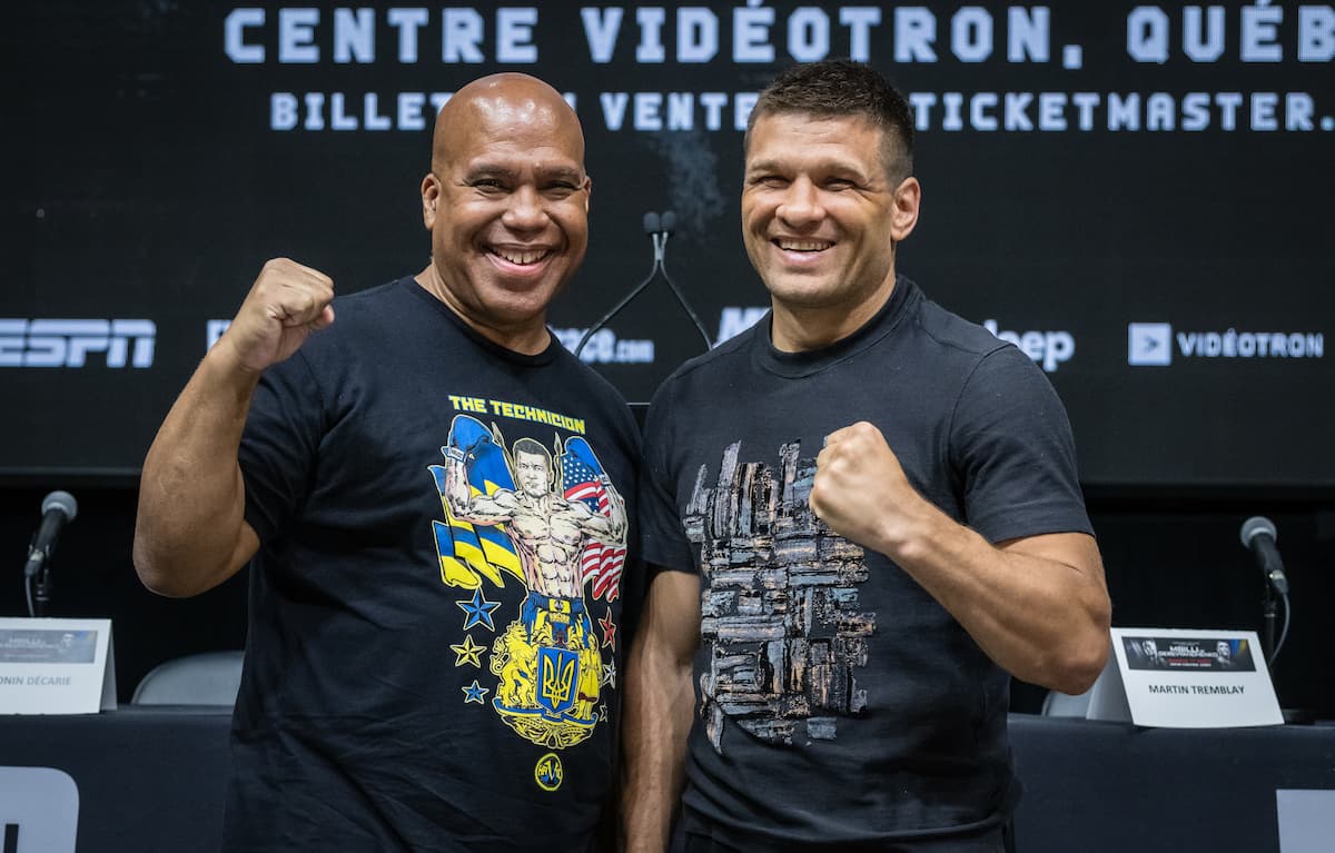 Andre Rozier and Sergiy Derevyanchenko