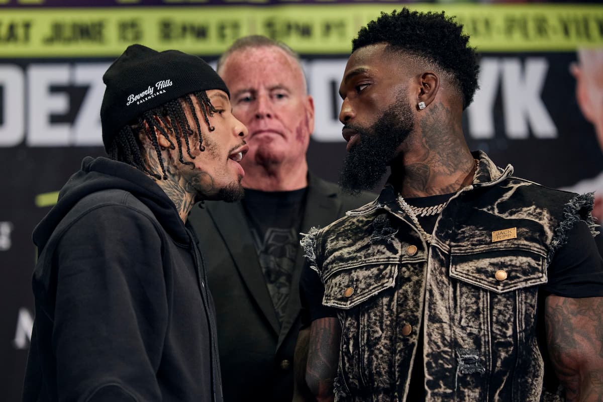 Gervonta Davis and Frank Martin go face to face