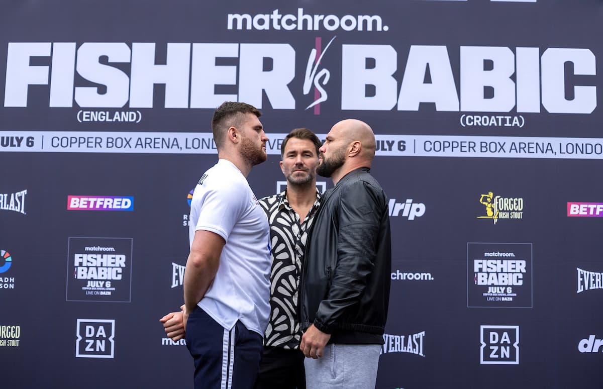 Johnny Fisher and Alen Babic go face to face