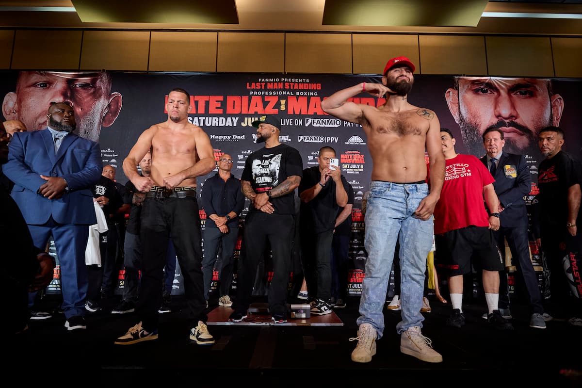 Nate Diaz and Jorge Masvidal