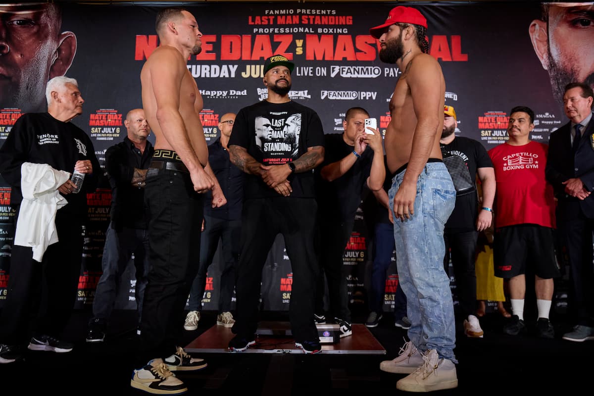 Nate Diaz and Jorge Masvidal