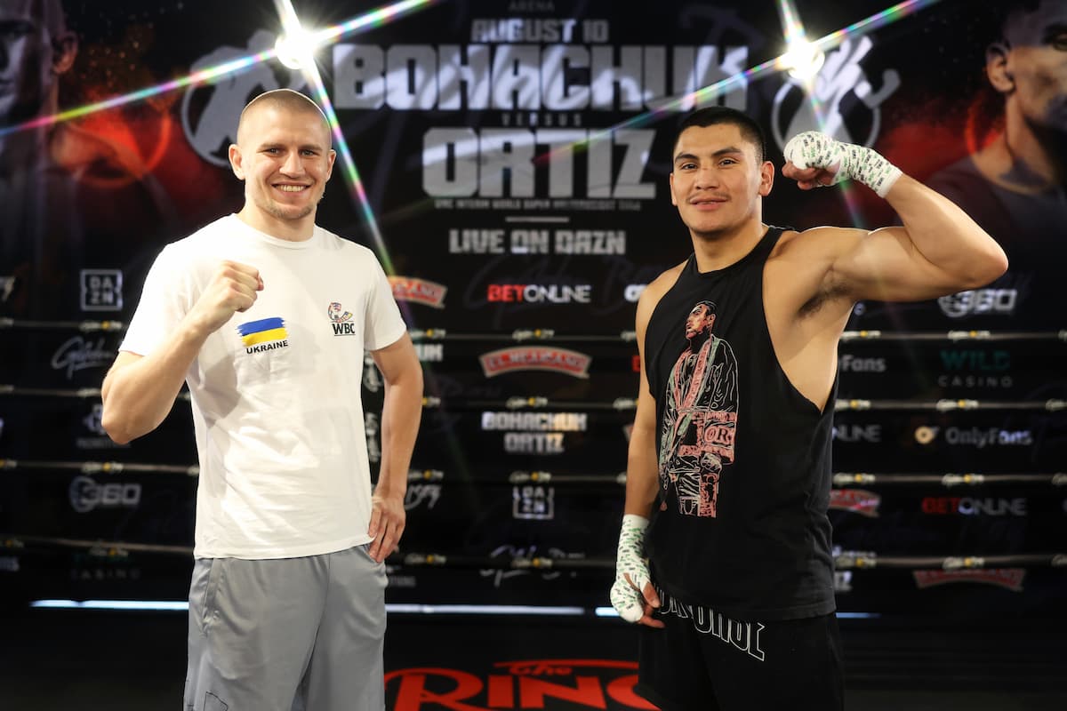 Serhii Bohachuk and Vergil Ortiz Jr