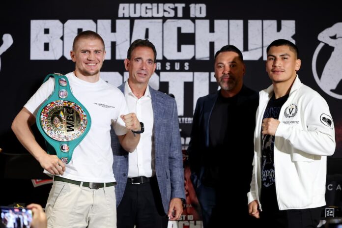 Serhii Bohachuk vs Vergil Ortiz Jr primed for title fight in Las Vegas