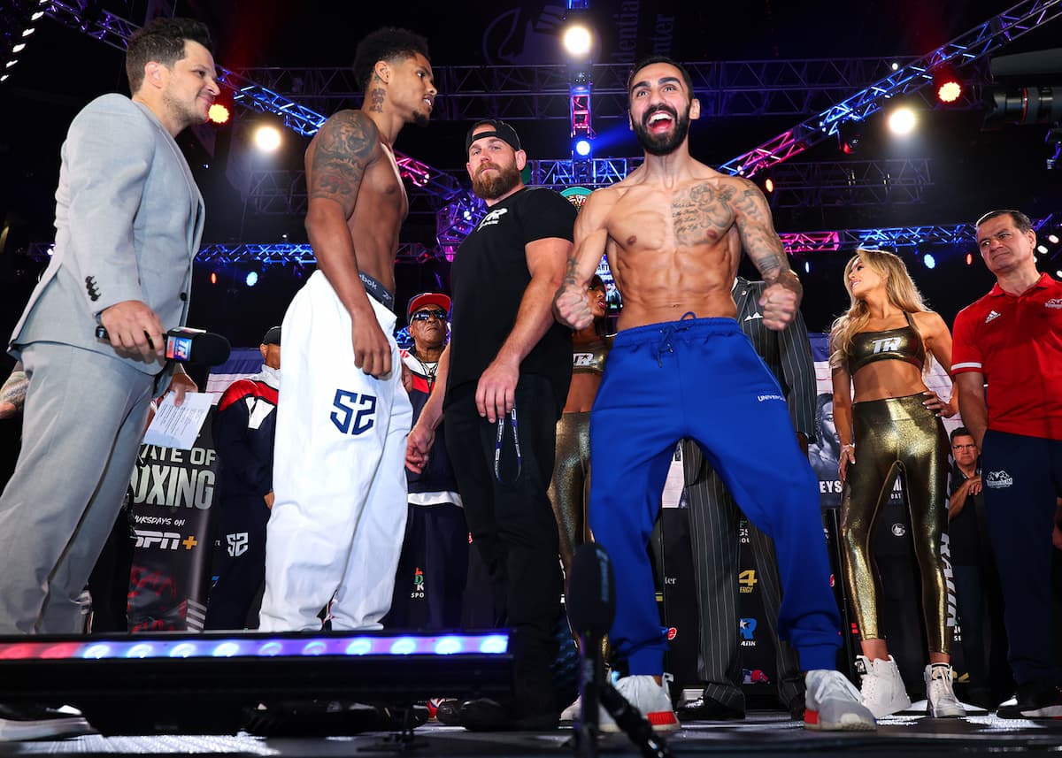 Shakur Stevenson and Artem Harutyunyan