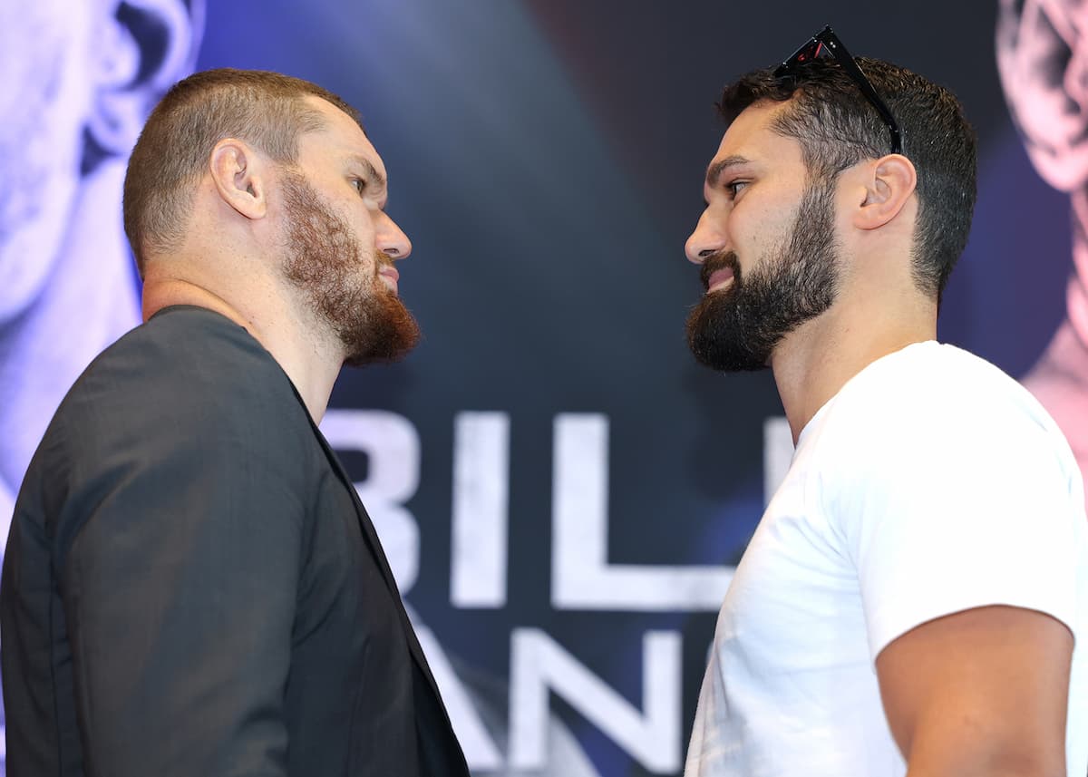 Arslanbek Makhmudov vs Guido Vianello faceoff