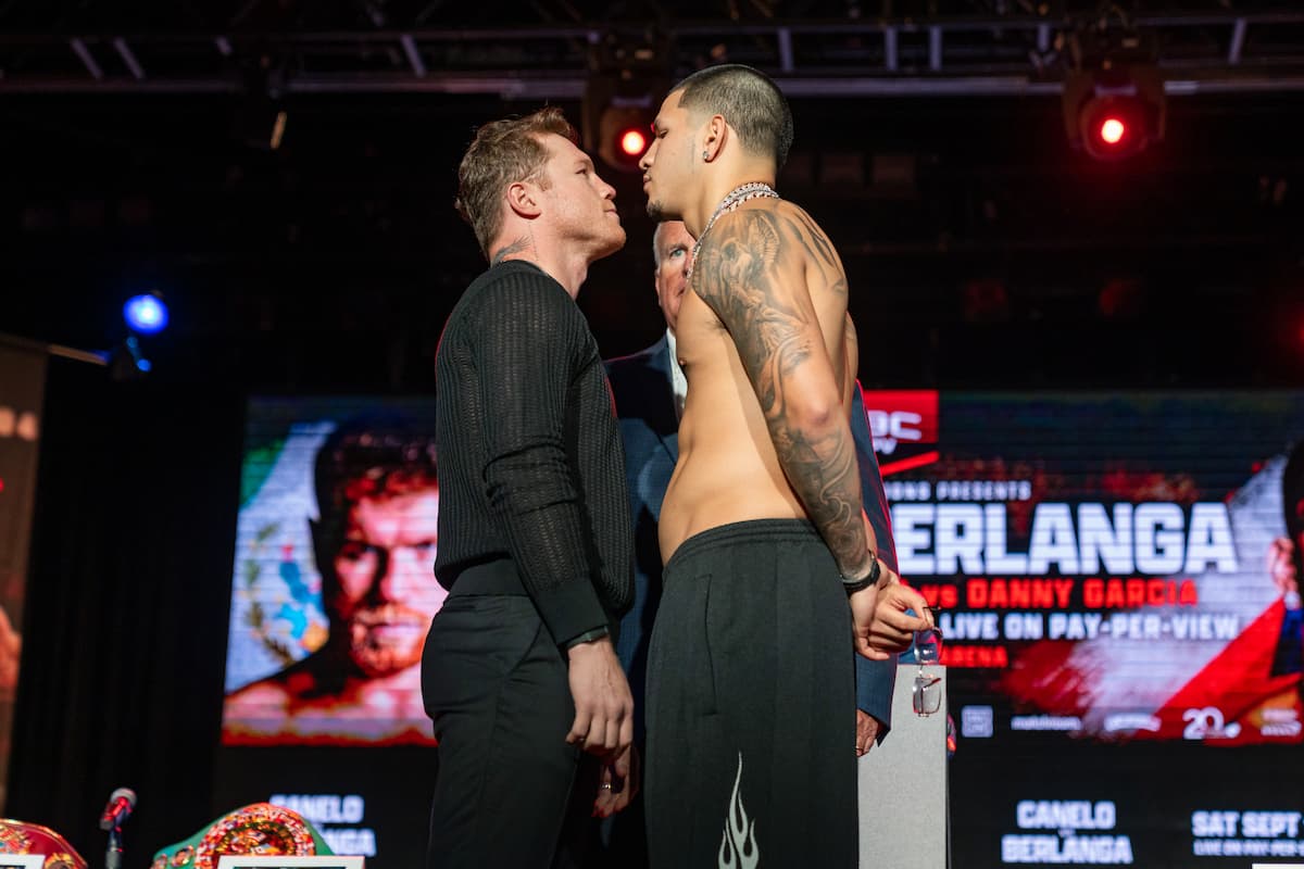 Canelo Alvarez and Edgar Berlanga