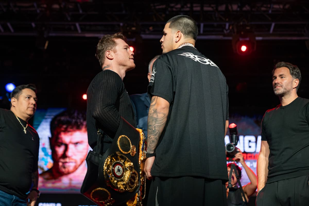 Canelo Alvarez and Edgar Berlanga