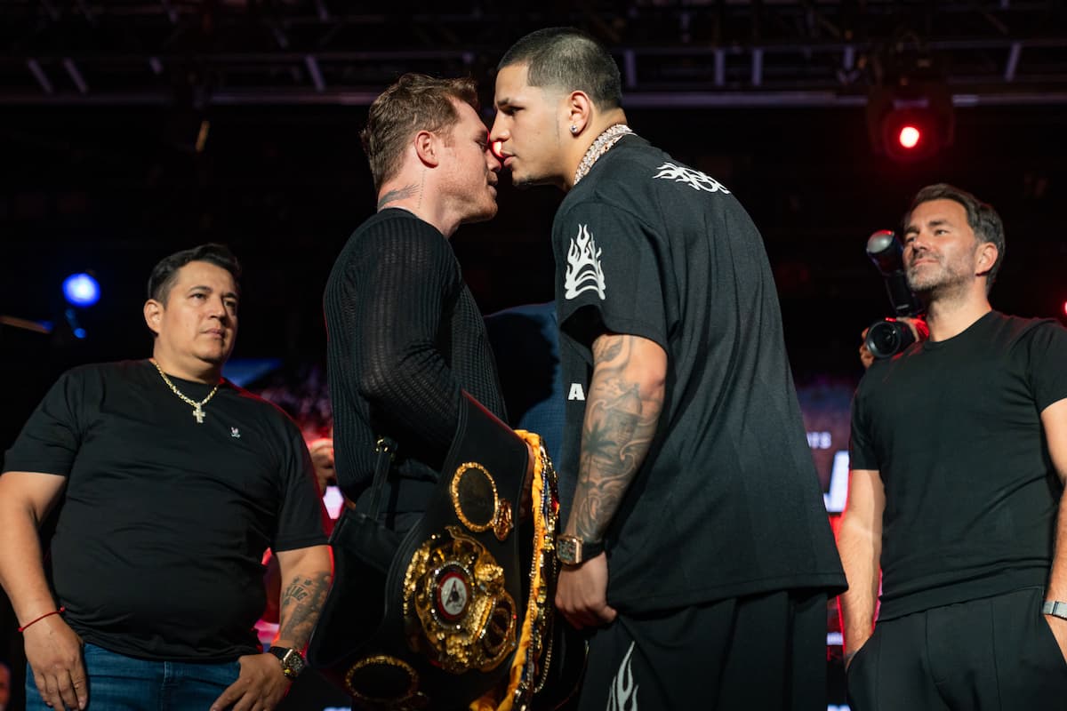 Canelo Alvarez and Edgar Berlanga