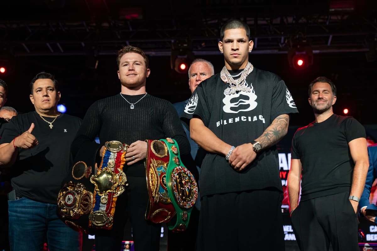 Canelo Alvarez and Edgar Berlanga