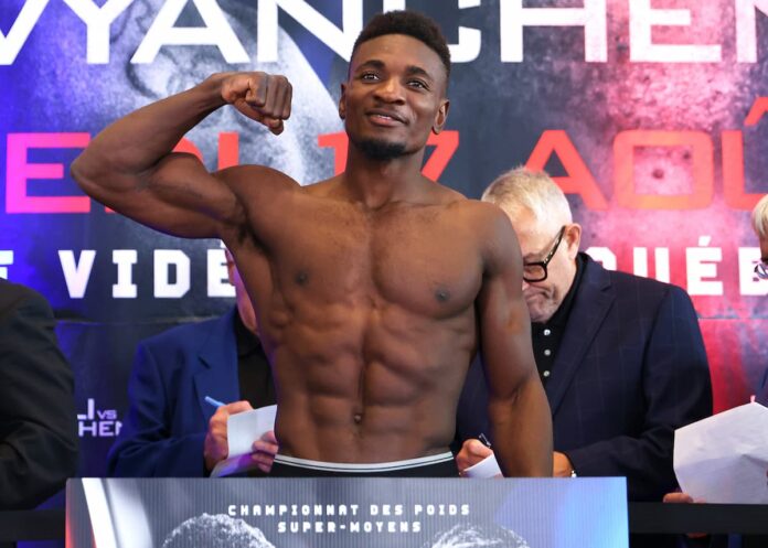 Christian Mbilli on weight for Sergiy Derevyanchenko showdown in Quebec City, Canada