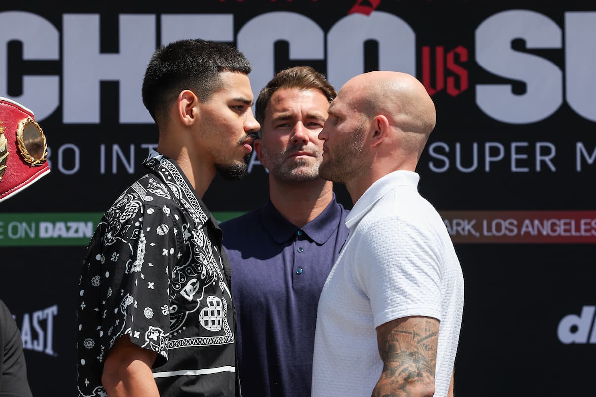 Diego Pacheco vs Maciej Sulecki faceoff