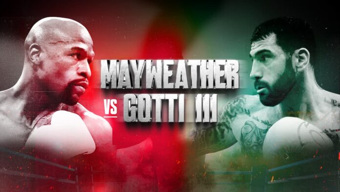 Floyd Mayweather Jr faces John Gotti III in rematch live from Mexico City