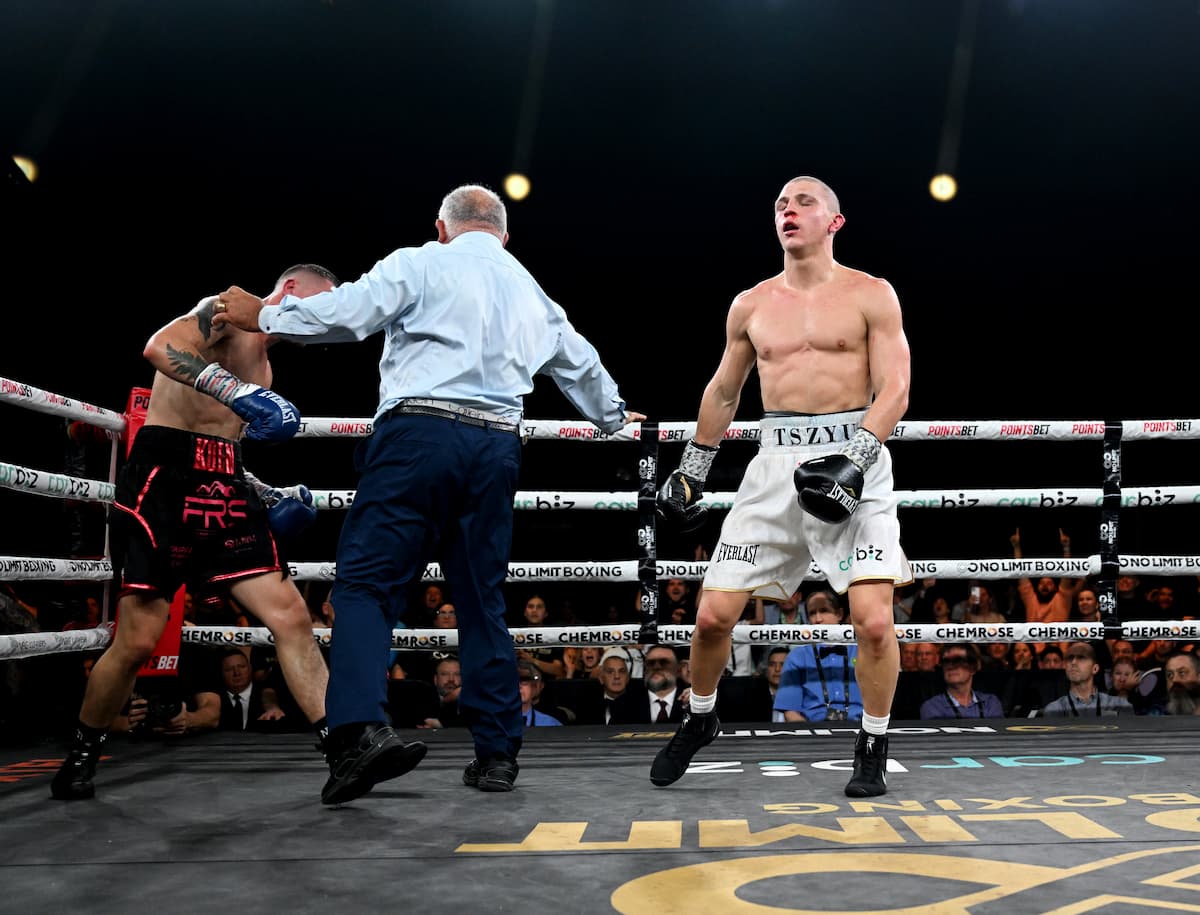 Nikita Tszyu TKO's Koen Mazoudier in ninth round