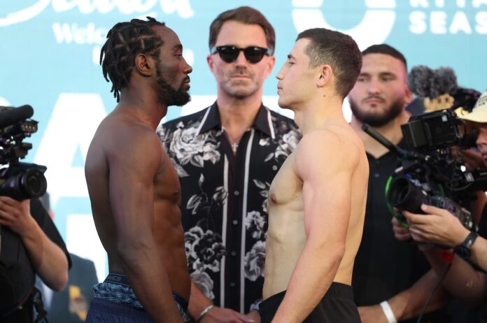 Terence Crawford faces Israil Madrimov live from Los Angeles