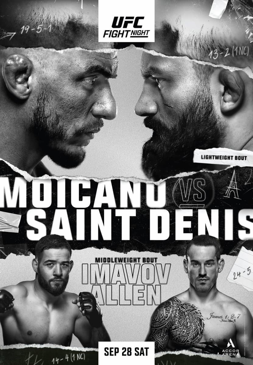 UFC Paris 2024 poster