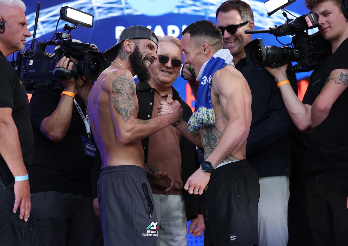 Anthony Cacace and Josh Warrington