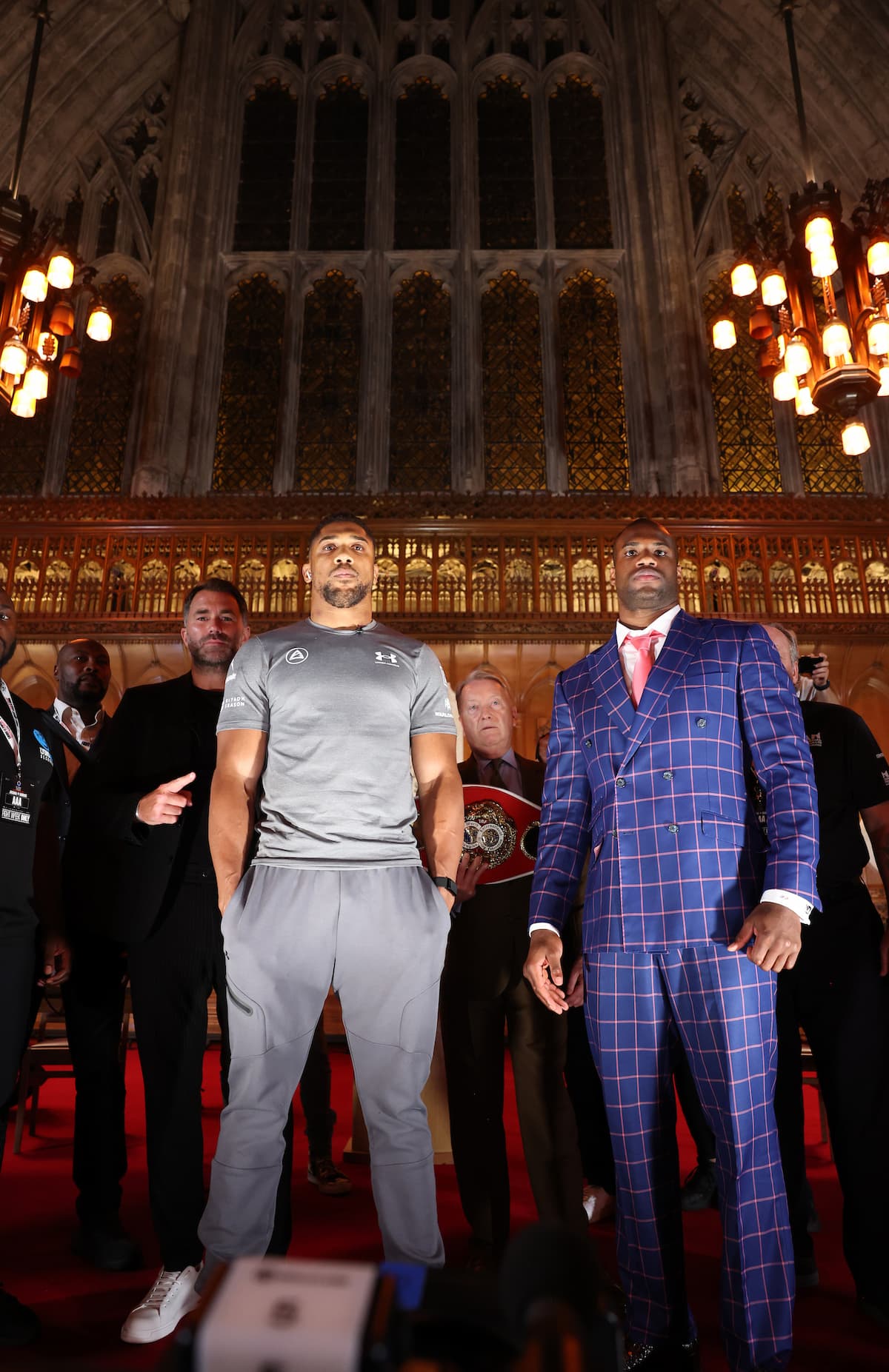 Anthony Joshua and Daniel Dubois