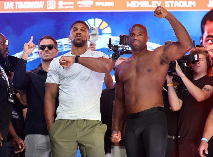 Anthony Joshua vs Daniel Dubois on weight for world title fight in London