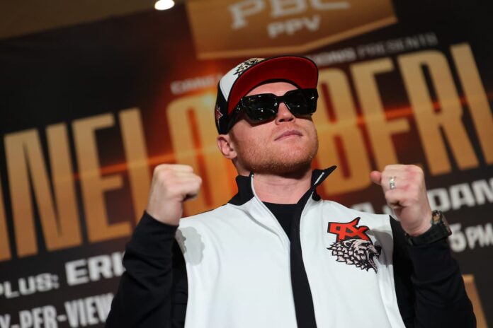 Canelo Alvarez makes Grand Arrival for Edgar Berlanga fight in Las Vegas