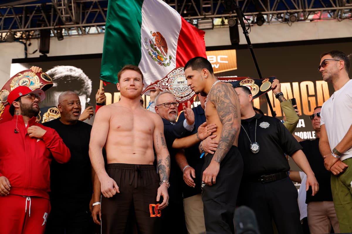 Canelo Alvarez and Edgar Berlanga