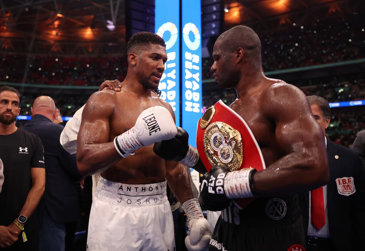 Daniel Dubois and Anthony Joshua