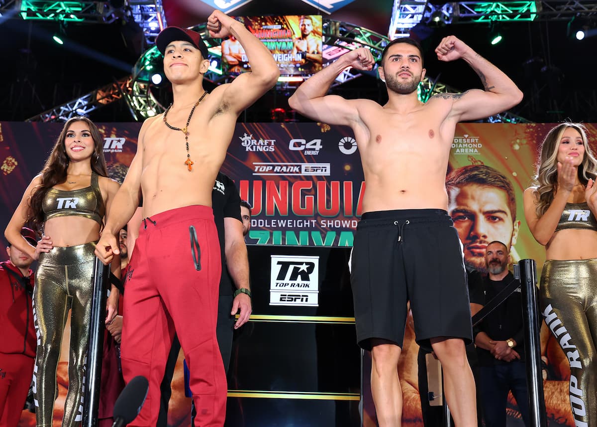 Jaime Munguia and Erik Bazinyan