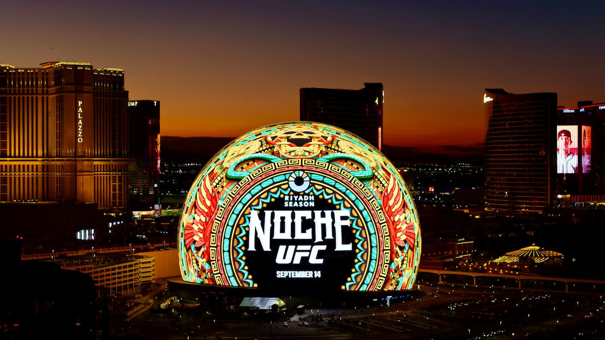 Noche UFC takes place at Sphere in Las Vegas