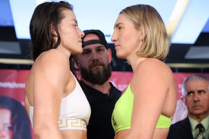 Sandy Ryan faces Mikaela Mayer live from The Theater at Madison Square Garden in New York