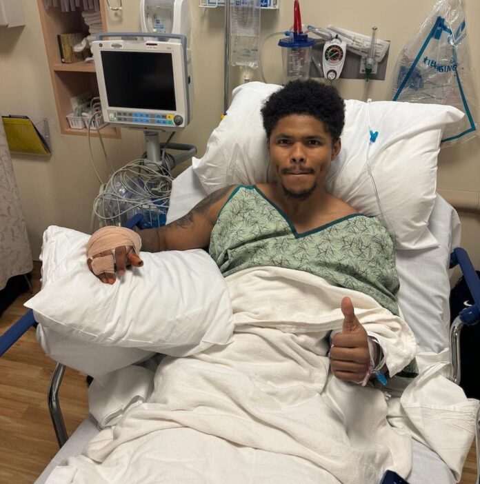 Shakur Stevenson forced to withdraw from Joe Cordina fight due to hand injury