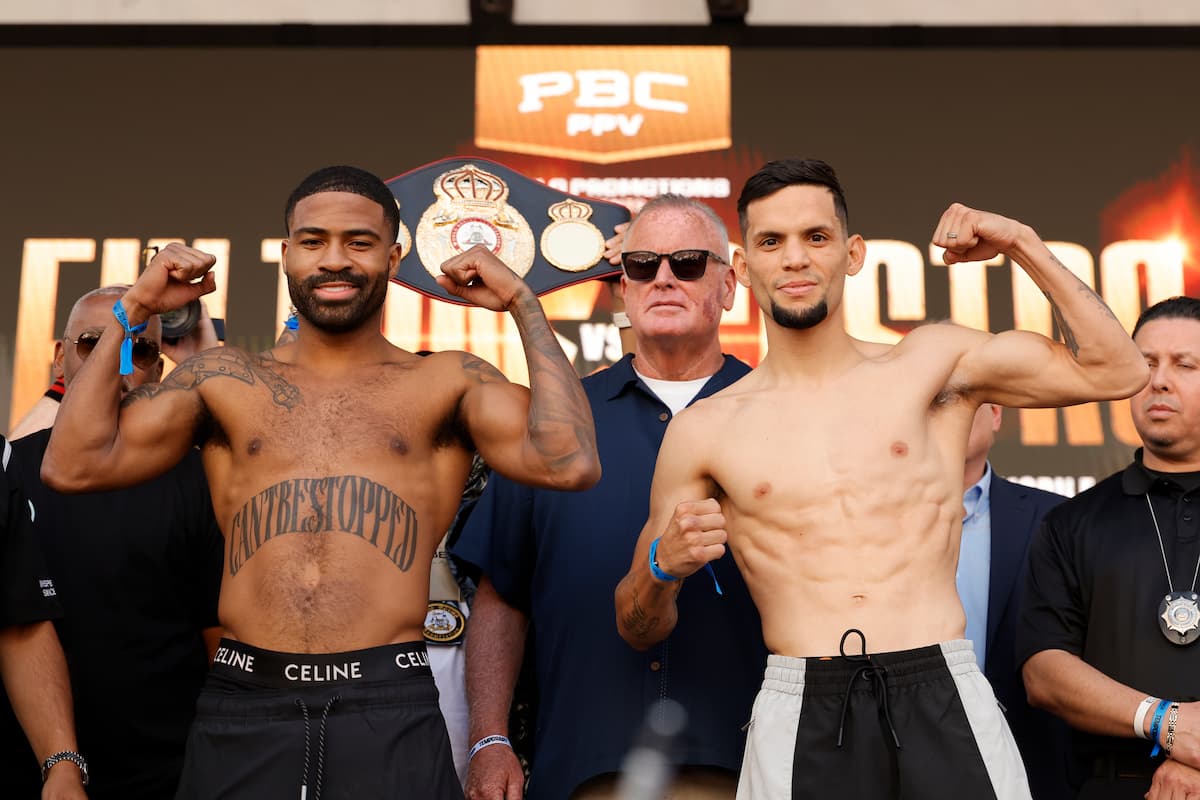 Stephen Fulton vs Carlos Castro weigh-in