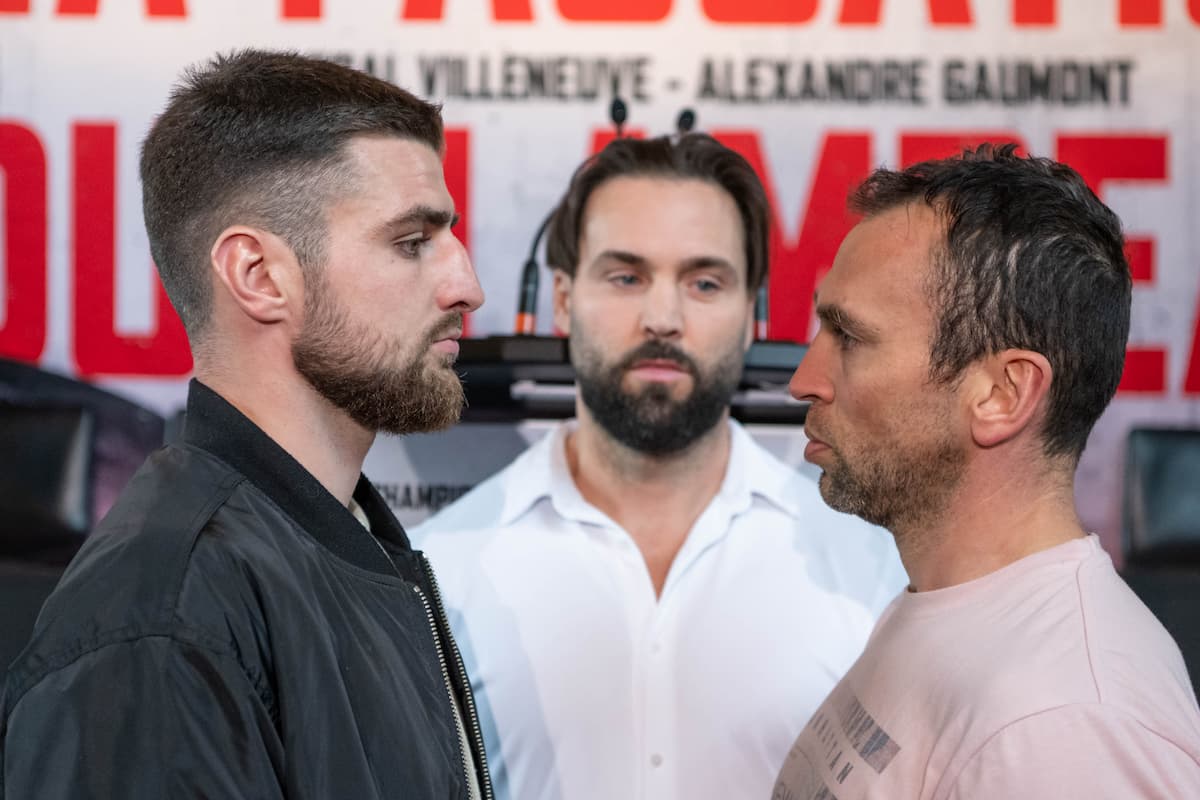 Alexandre Gaumont and Andres Viera come face to face