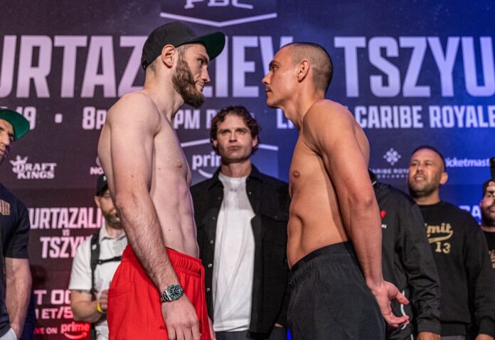 Bakhram Murtazaliev faces Tim Tszyu live from Orlando, Florida