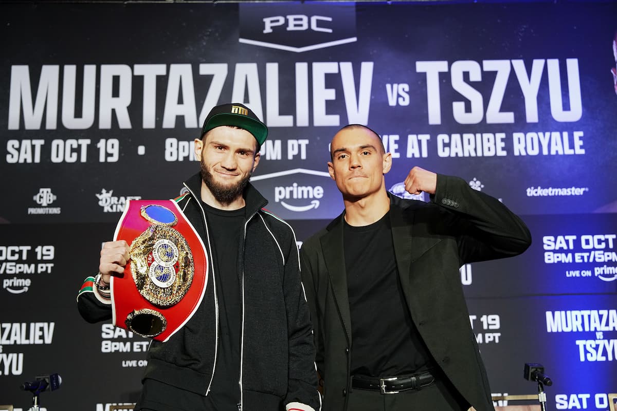 Bakhram Murtazaliev and Tim Tszyu