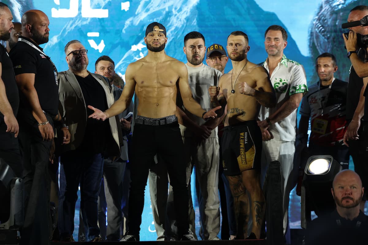 Chris Eubank Jr and Kamil Szeremeta