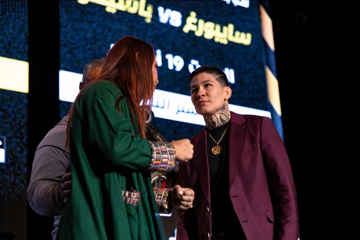 Cris Cyborg and Larissa Pacheco