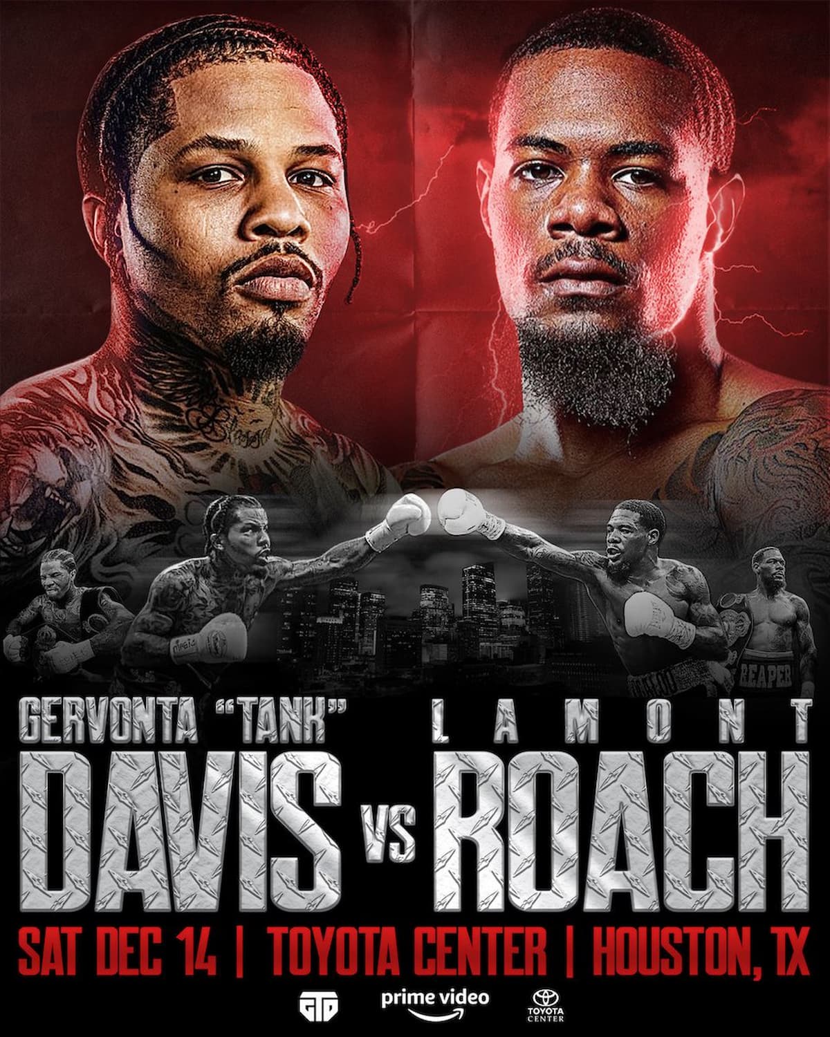 Gervonta Davis vs Lamont Roach Jr poster