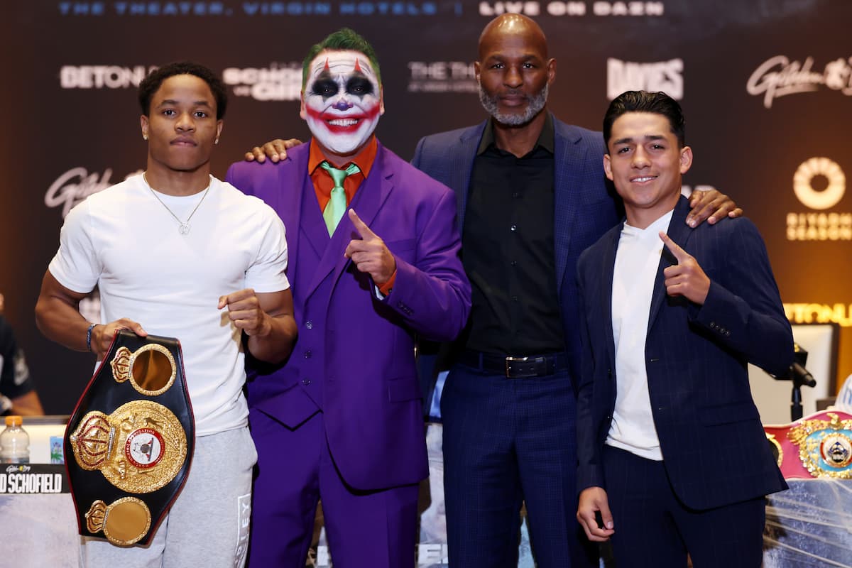 Floyd Schofield and Rene Tellez Giron come at the press conference