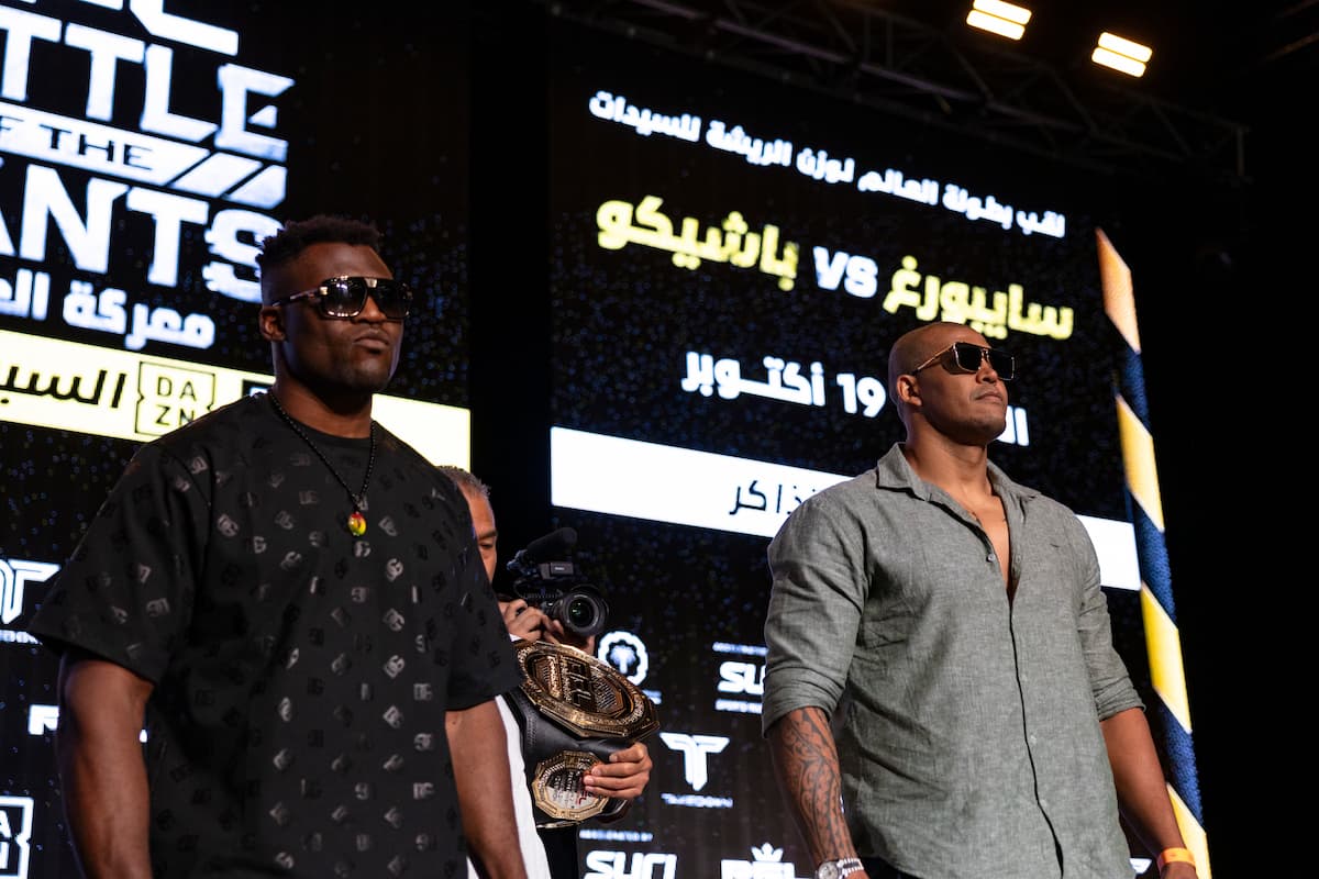 Francis Ngannou and Renan Ferreira