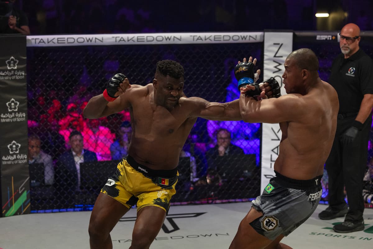 Photos: Francis Ngannou KO's Renan Ferreira To Win PFL Battle Of The Giants