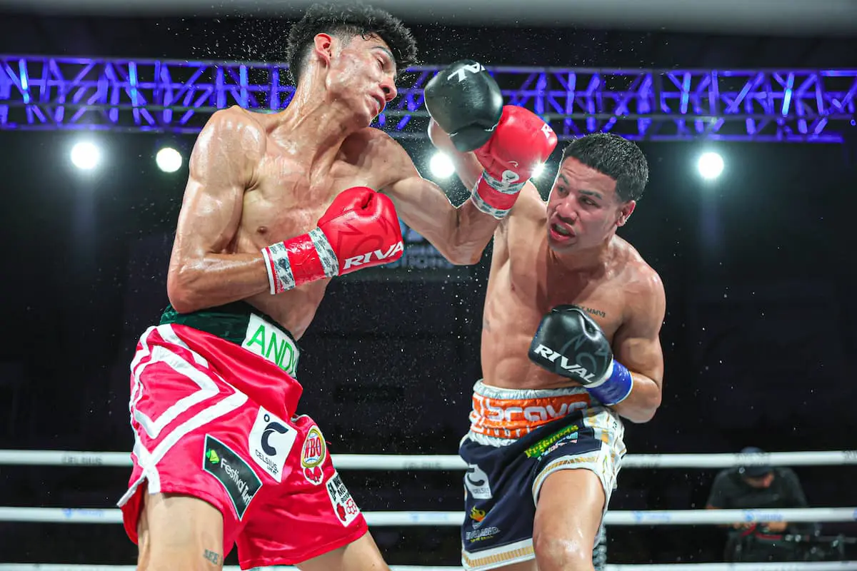 Photos: Jan Paul Rivera decisions Andy Beltran at Most Valuable Prospects 9