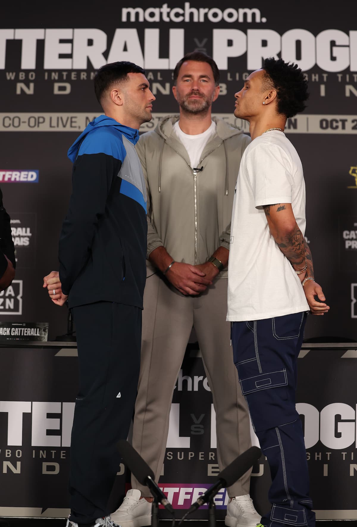 Jack Catterall and Regis Prograis go face-to-face