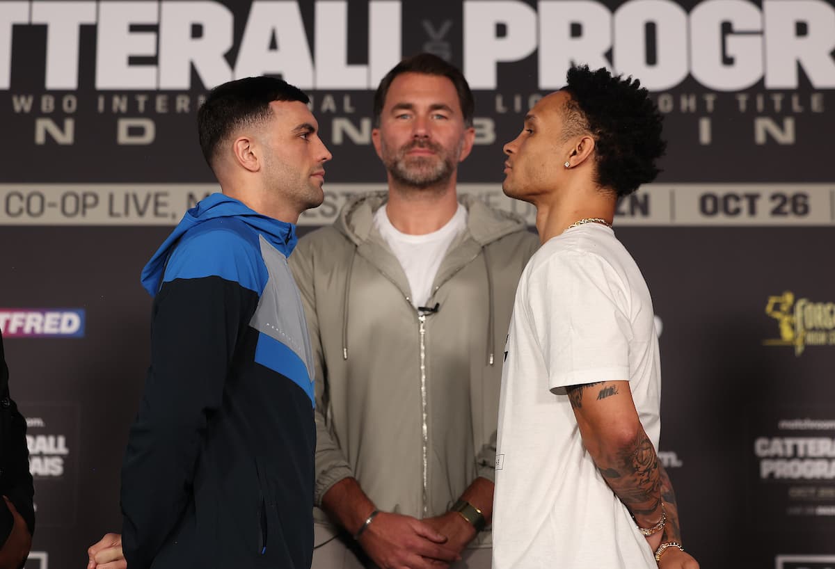 Jack Catterall and Regis Prograis go face-to-face